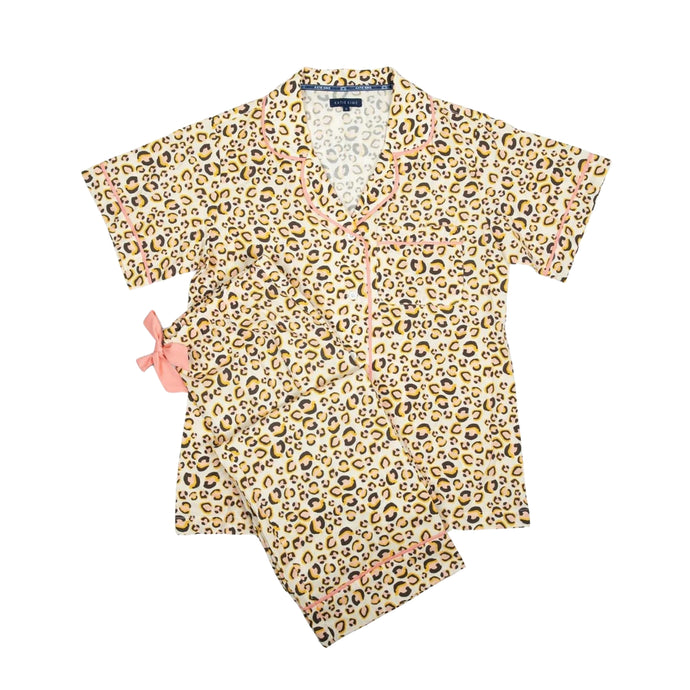Leopard Print Pajama Pant Set