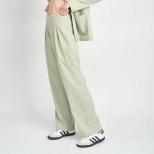 Full Length Pleated Pants