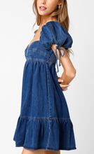 Load image into Gallery viewer, Denim Baby Doll Dress