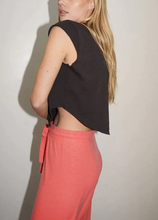 Load image into Gallery viewer, Westin Crop Top: Pirate Black