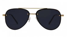 Load image into Gallery viewer, River Sunglasses: Gold/Smoke Polarized