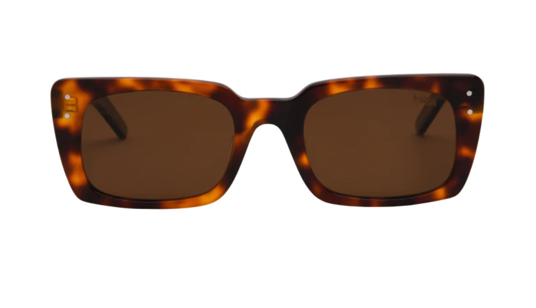 Sunny Side Sunglasses: Tort/Brown Polarized