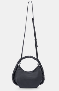 Pippa Handbag: Black Pebble