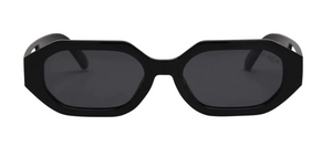 Mercer Sunglasses: Black/Smoke