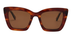 Harper Sunglasses: Amber/Brown Polarized