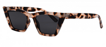 Load image into Gallery viewer, Rosey Sunglasses: Snow Tort/Smoke Polarized
