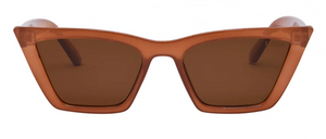 Rosey Sunglasses: Coffee/Brown Polarized