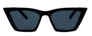 Rosey Sunglasses: Black/Smoke Polarized