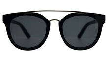 Load image into Gallery viewer, Topanga Sunglasses: Black/Smoke Polarized