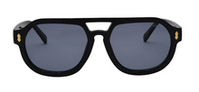 Load image into Gallery viewer, Ziggy Sunglasses: Black/Smoke Polarized