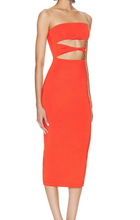 Load image into Gallery viewer, Bristol Midi Dress: Blood Orange