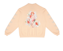 Load image into Gallery viewer, I Am Not Where You Left Me V2 Henley Crewneck: Peach