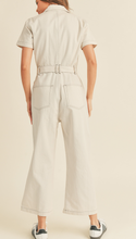 Load image into Gallery viewer, Belted Zipper Front Jumpsuit