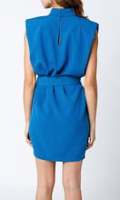 Load image into Gallery viewer, Mock Neck Belted Dress