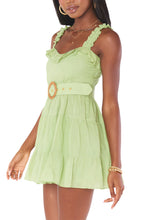 Load image into Gallery viewer, Jolene Mini Dress: Sage