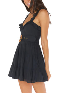 Jolene Mini Dress: Black