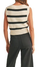 Load image into Gallery viewer, Striped Knitted Vest