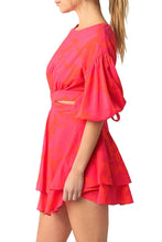 Load image into Gallery viewer, Sunset Cutout Mini Dress