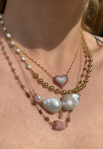 LUCIA NECKLACE- PEARL