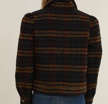 Load image into Gallery viewer, Plaid Puff Shoulder Shacket
