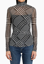 Load image into Gallery viewer, Long Sleeve Dominique Top In Printed Mesh
