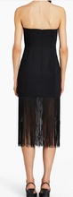 Load image into Gallery viewer, Strapless Puzzle Dress With Fringe