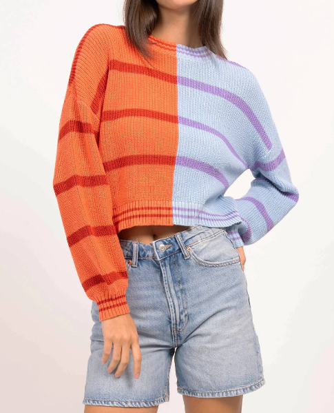 Carson Colorblock Stripe Sweater