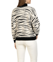 Load image into Gallery viewer, Zebra Fuzzy Pullover