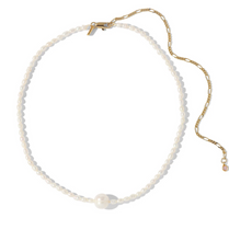Load image into Gallery viewer, The Fleur Pearl Choker
