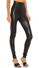Load image into Gallery viewer, Faux Leather Leggings: Black