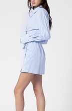 Load image into Gallery viewer, Tie Front Shirt Dress
