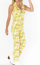 Load image into Gallery viewer, Jacksonville Cropped Jumpsuit: Fresh Floral