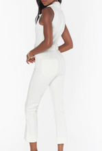 Load image into Gallery viewer, Jacksonville Cropped Jumpsuit: Pearly White