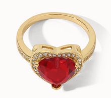 Load image into Gallery viewer, Cherry Heart Ring