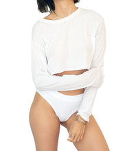 Load image into Gallery viewer, The Boyfriend Long Sleeve: White