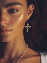 Load image into Gallery viewer, The Aurora Cross Earrings