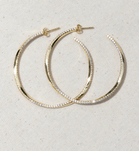 Load image into Gallery viewer, TWISTED HOOPS- 14K GOLD VERMEIL