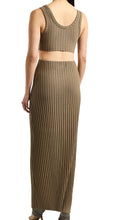 Load image into Gallery viewer, Capri Maxi Skirt: Dark Chai
