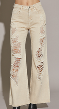 Load image into Gallery viewer, Distressed Cut Edge Denim Pants