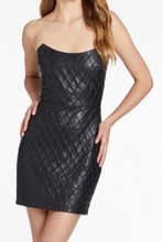 Load image into Gallery viewer, Keisha Dress in Faux Leather