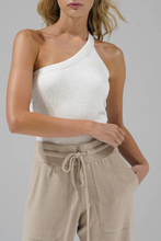 Load image into Gallery viewer, Detra One Shoulder Rib Top