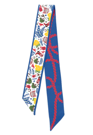 SMU Mustangs Twilly Scarf