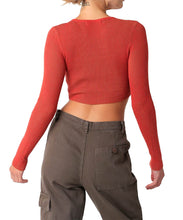 Load image into Gallery viewer, Ribbed Crop Sweater