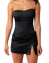 Load image into Gallery viewer, Satin Corset Top