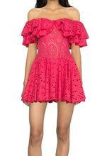 Load image into Gallery viewer, Short Dress Dalia: Fuchsia Fruition